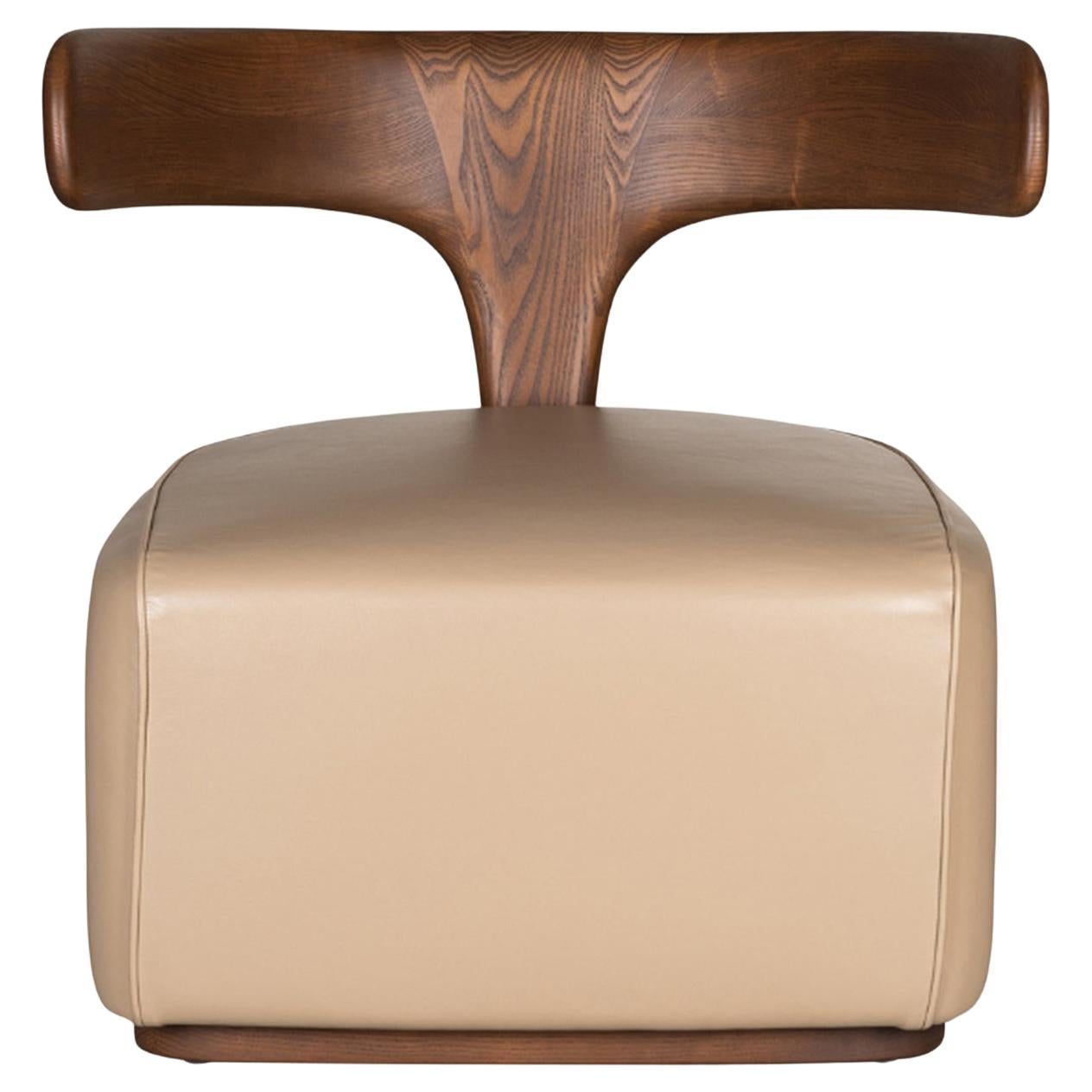 Moby Dick Leather-Covered Armchair by Libero Rutilo