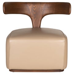 Moby Dick Leather-Covered Armchair by Libero Rutilo