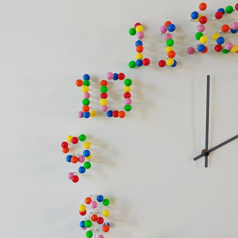 Mocap 'Discodip' Illusionistic Wall Clock For Sale 1