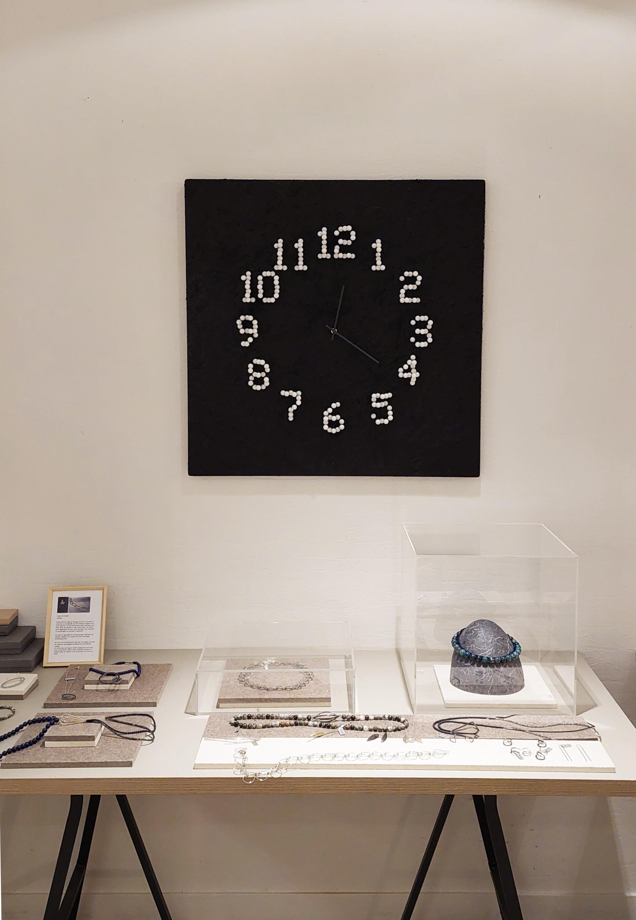 Contemporary Mocap 'Moonwalk' Illusionistic Wall Clock For Sale