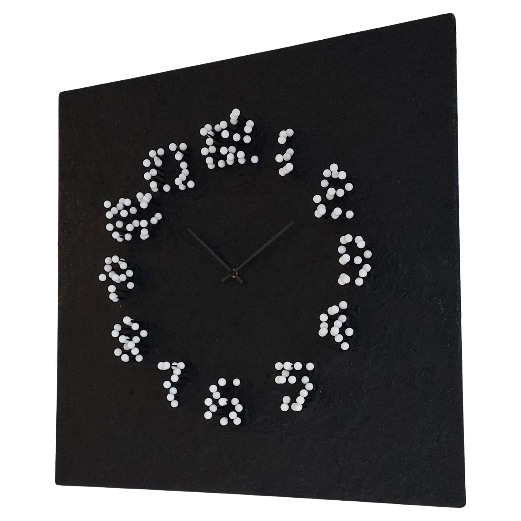 Mocap 'Moonwalk' Illusionistic Wall Clock For Sale