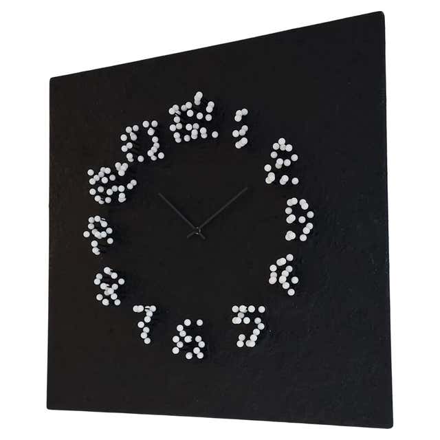 Mocap 'Discodip' Illusionistic Wall Clock For Sale at 1stDibs