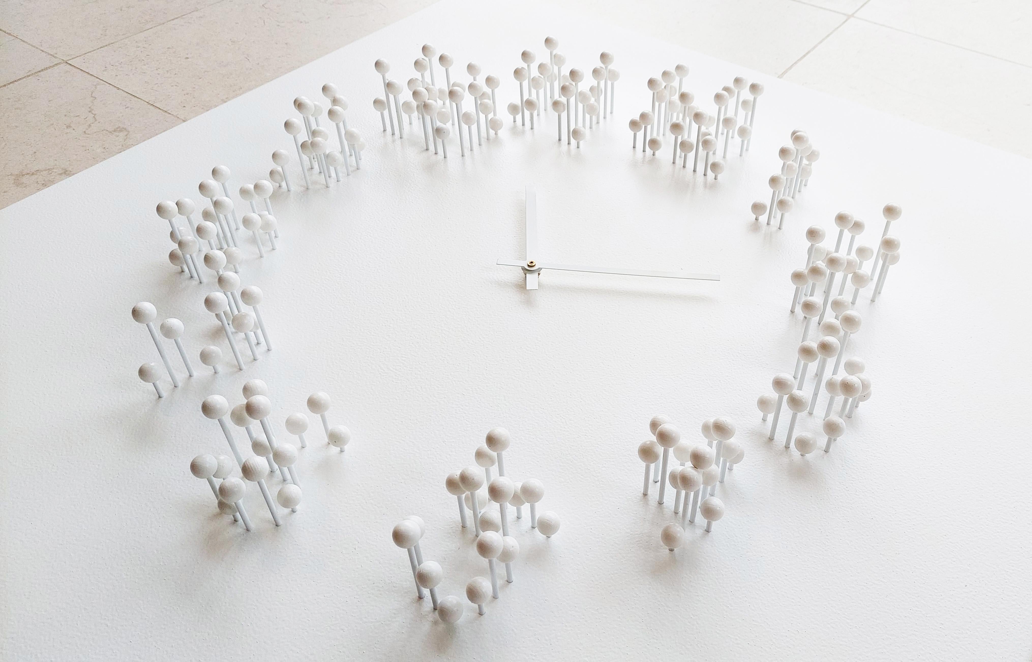 Horloge murale Mocap « blanc/blanc » illusionniste Neuf - En vente à Maastricht, NL
