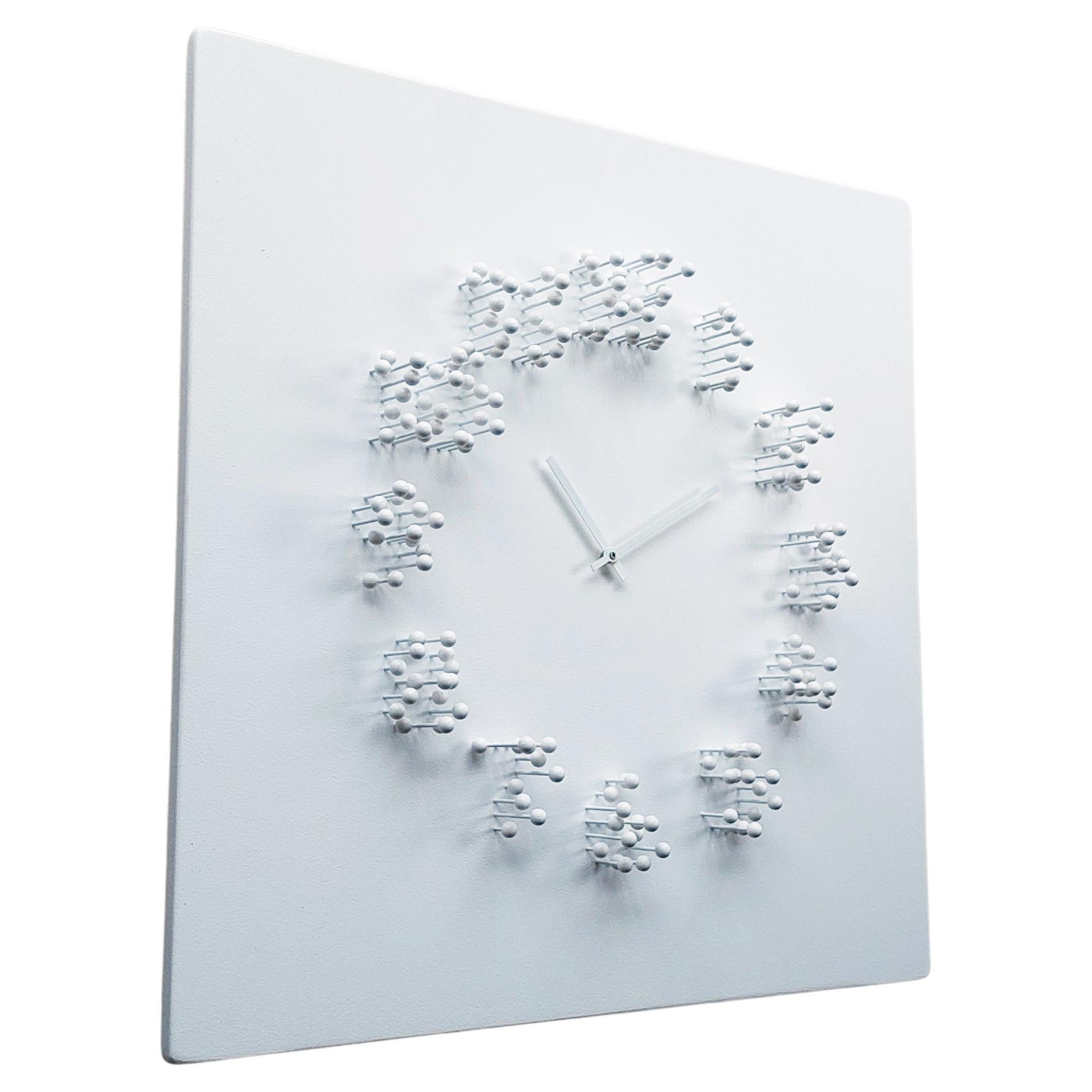 Mocap "weiß/weiß" Illusionistische Wanduhr