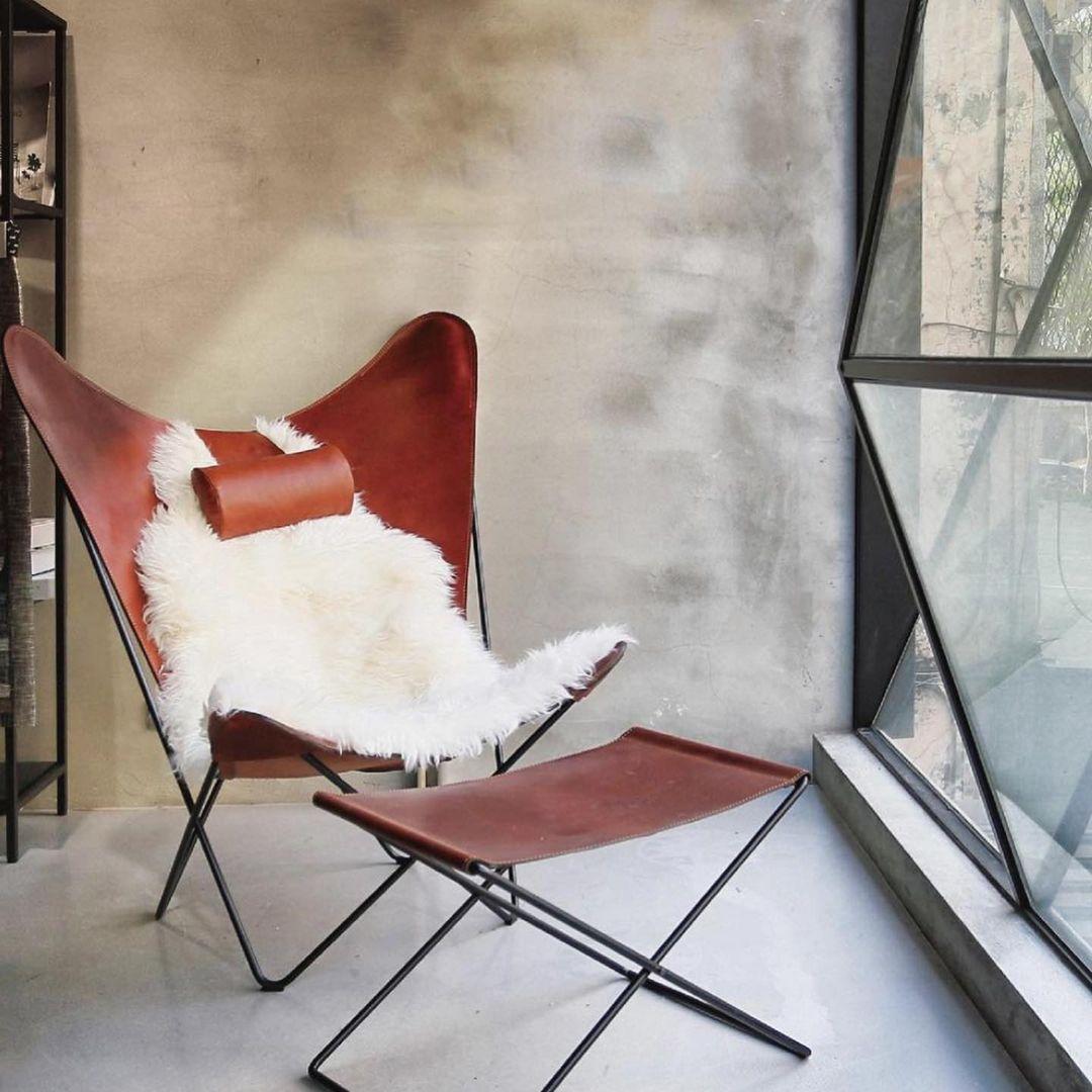 Patinated Mocca and Black KS Chair by OxDenmarq For Sale