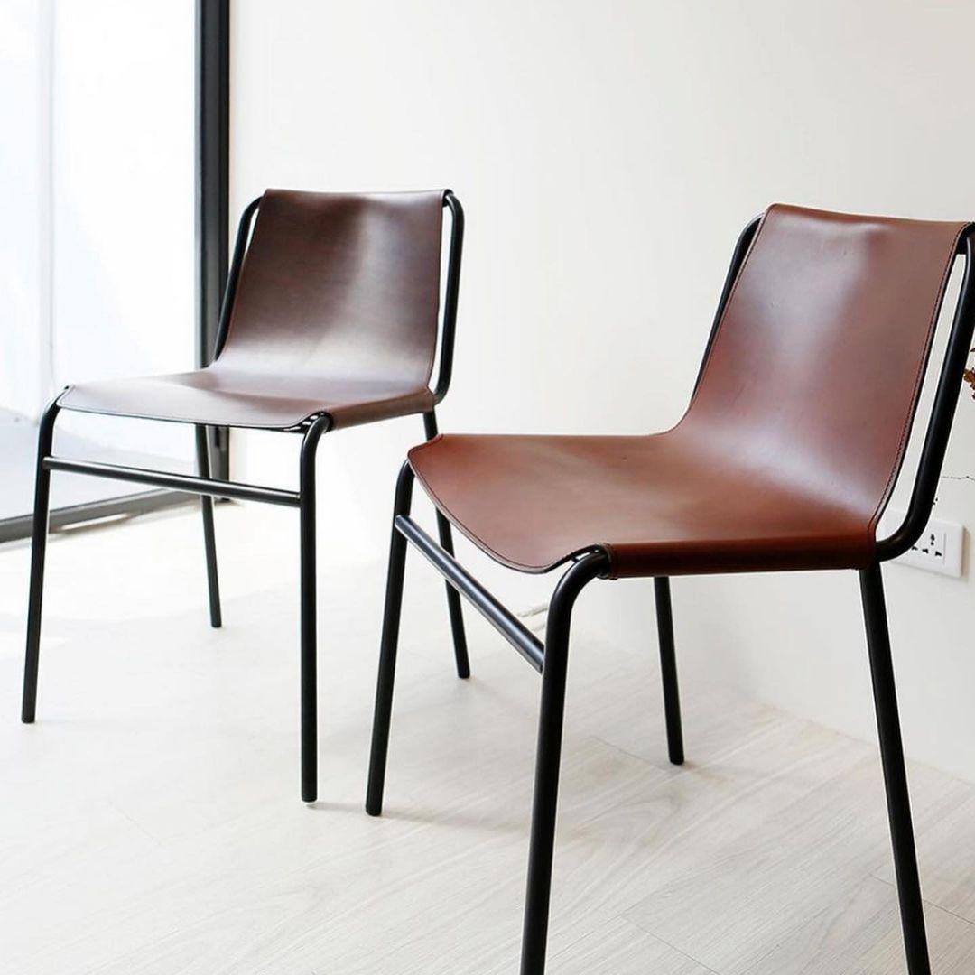 Danish Mocca September Dining Chair by OxDenmarq For Sale