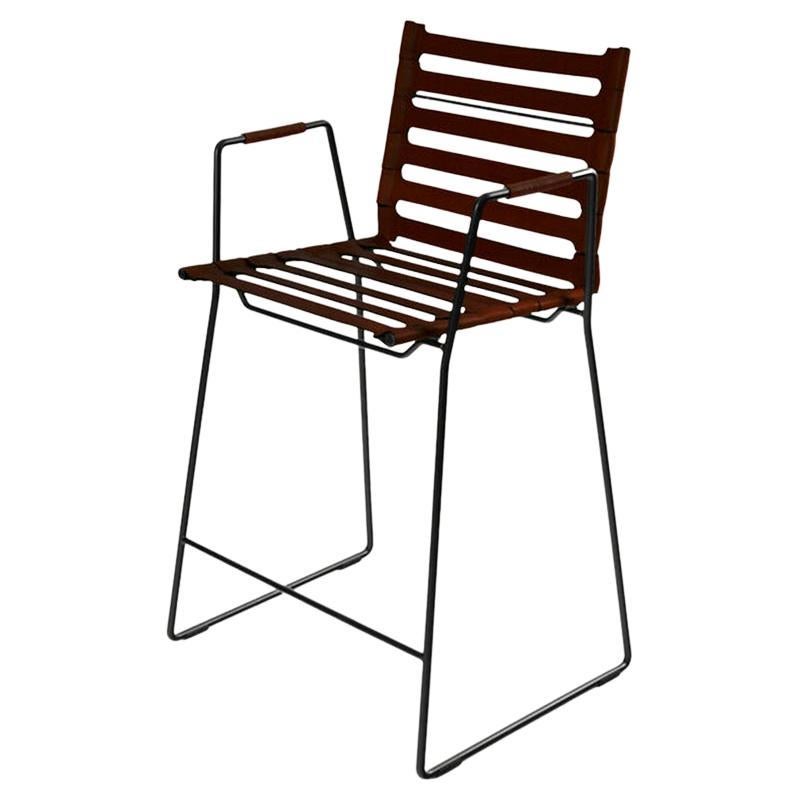 Mocca Strap Bar Chair by OxDenmarq For Sale