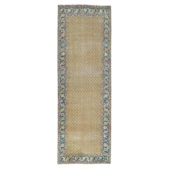 Persischer, handgeknüpfter, reiner, brauner Mocha-Teppich aus reiner Wolle