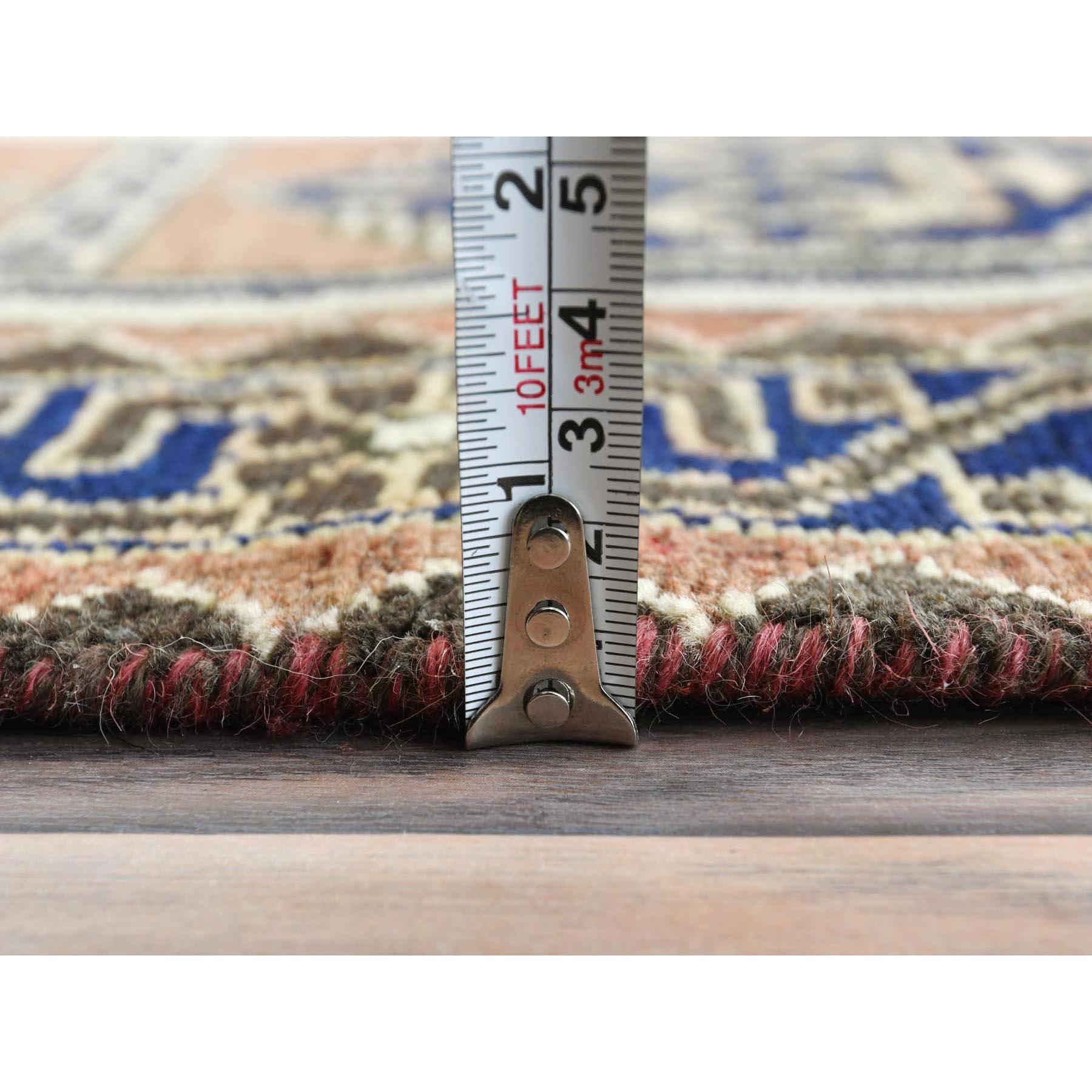 Mid-20th Century Mocha Brown with a Mix of Red Vintage Persian Heriz, Hand Knotted Worn Wool Rug For Sale