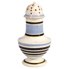 Blauer Pfeffertopf aus Mocha-Keramik