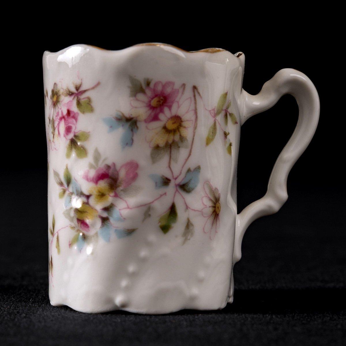 Mocha Service - Six Cups - Sèvres Porcelain - Period: Art Nouveau For Sale 8
