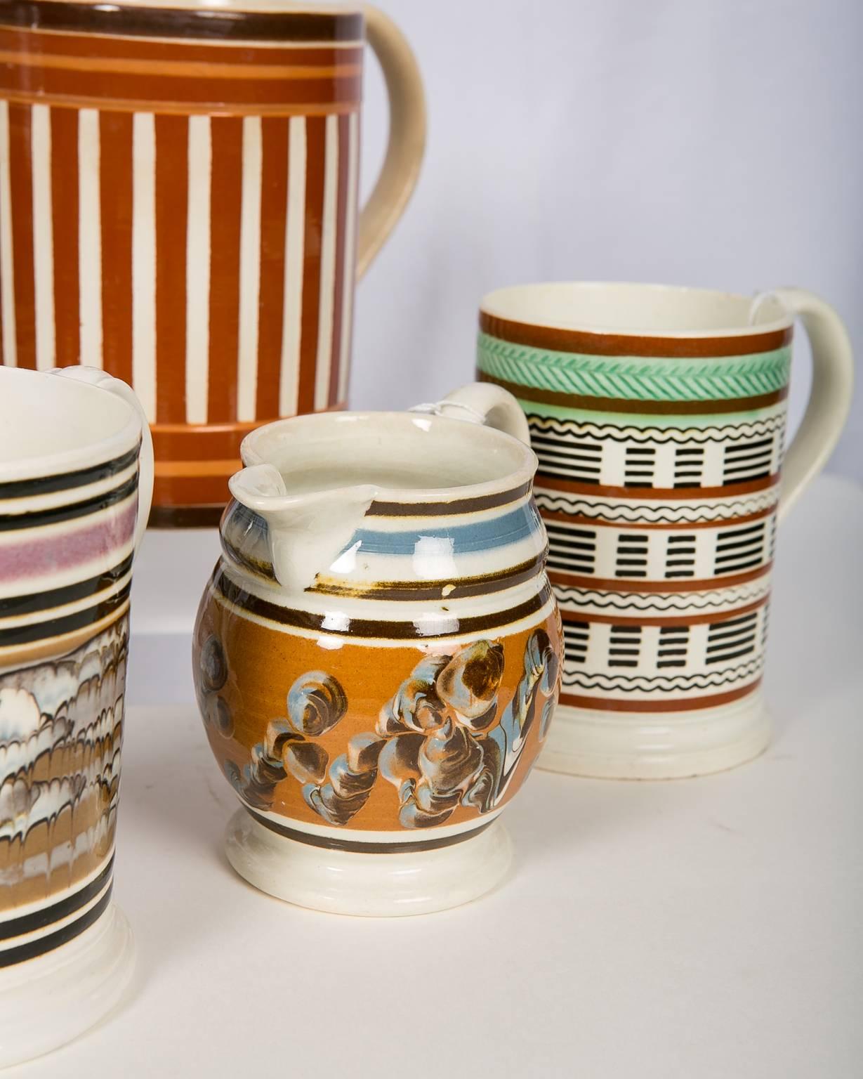 Mocha Ware Collection In Excellent Condition In Katonah, NY