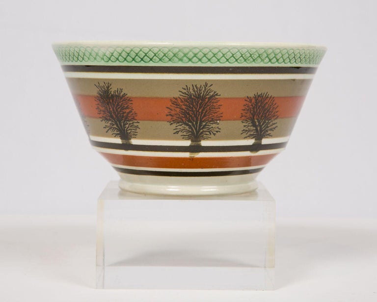 Mochaware Bowl Made in England, circa 1815 at 1stDibs