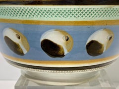 Mochaware Bowl with Cat's Eye Decoration, England, circa 1820