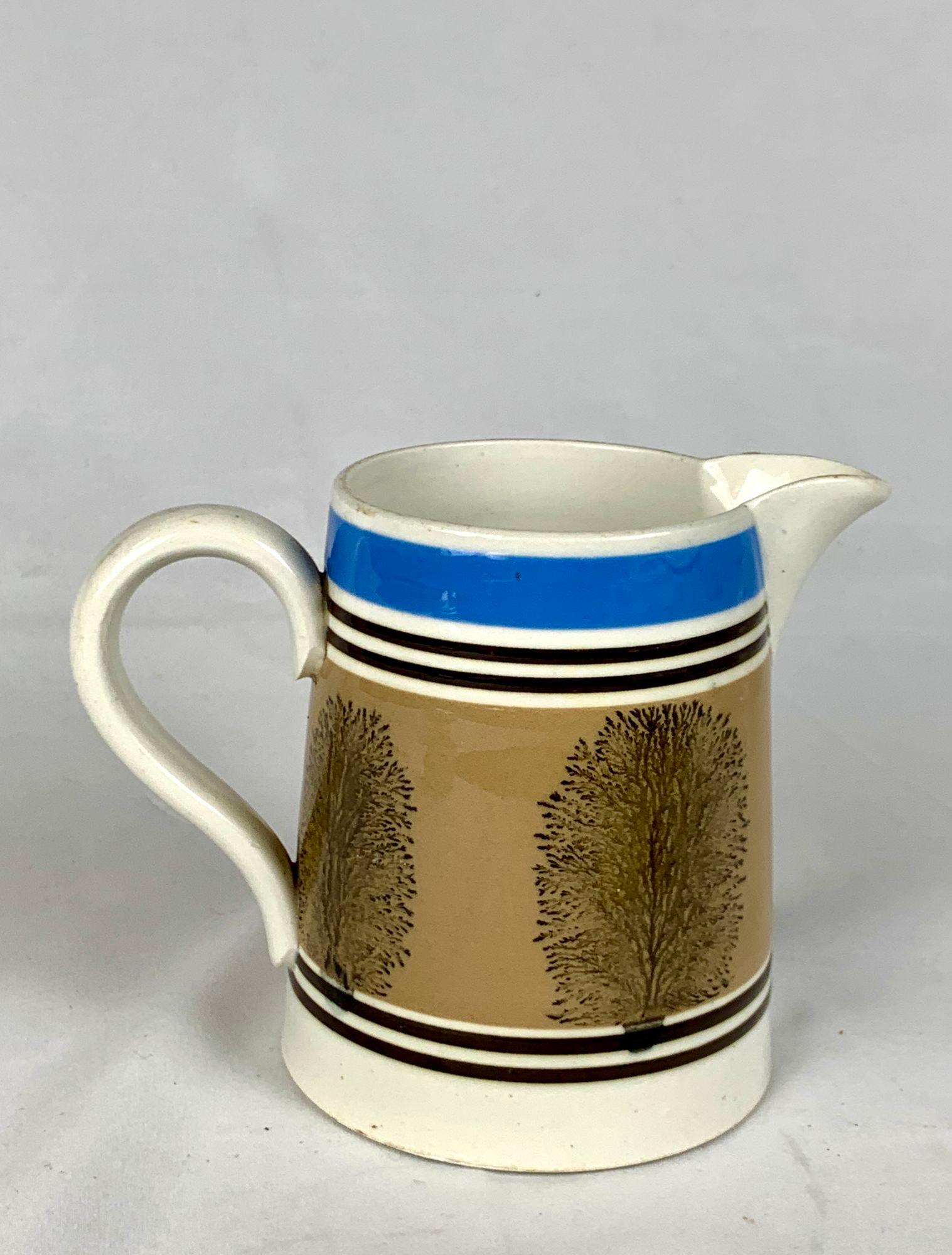 Mochaware Pitcher with 