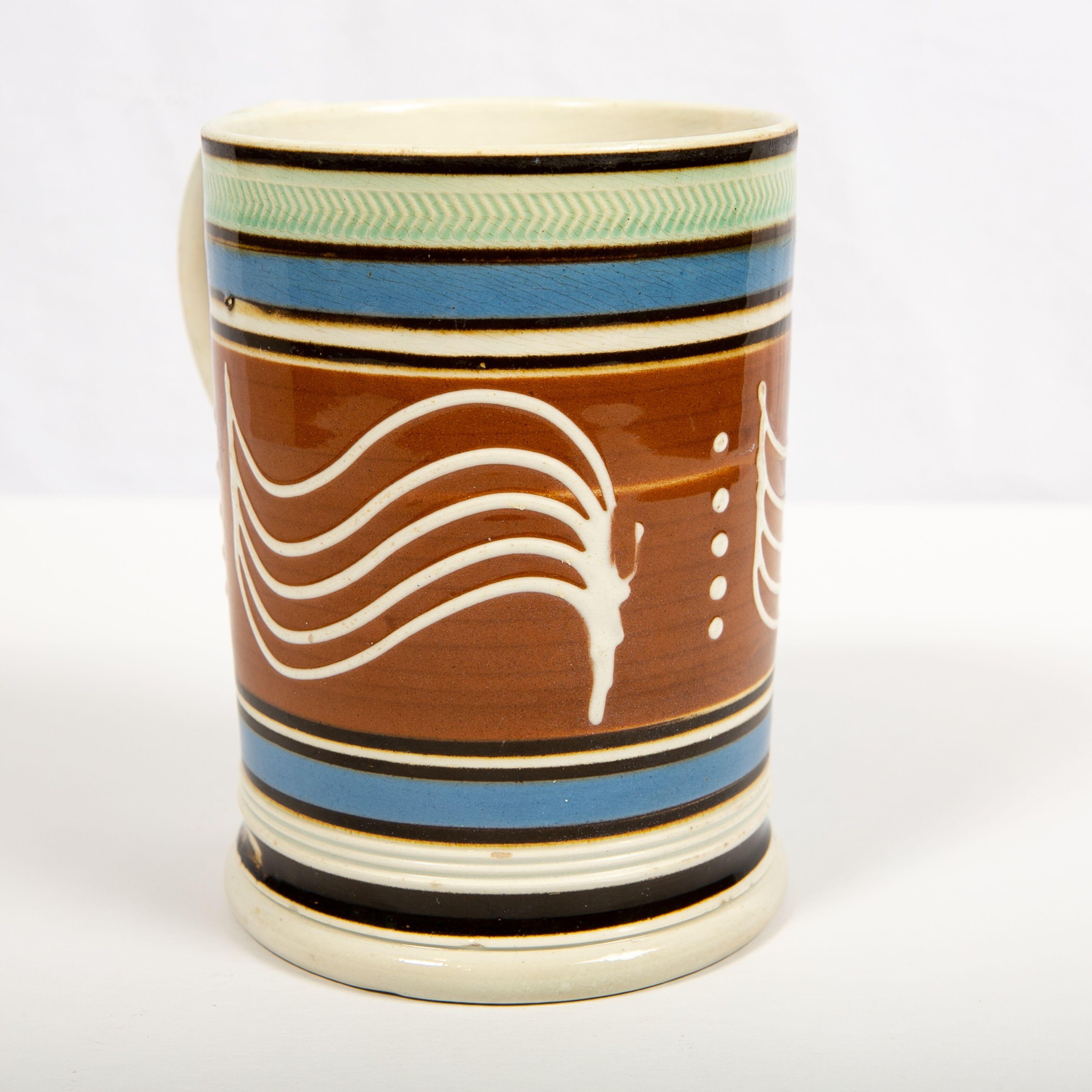 Mochaware Tankard Made in England Circa 1820 at 1stDibs quill and