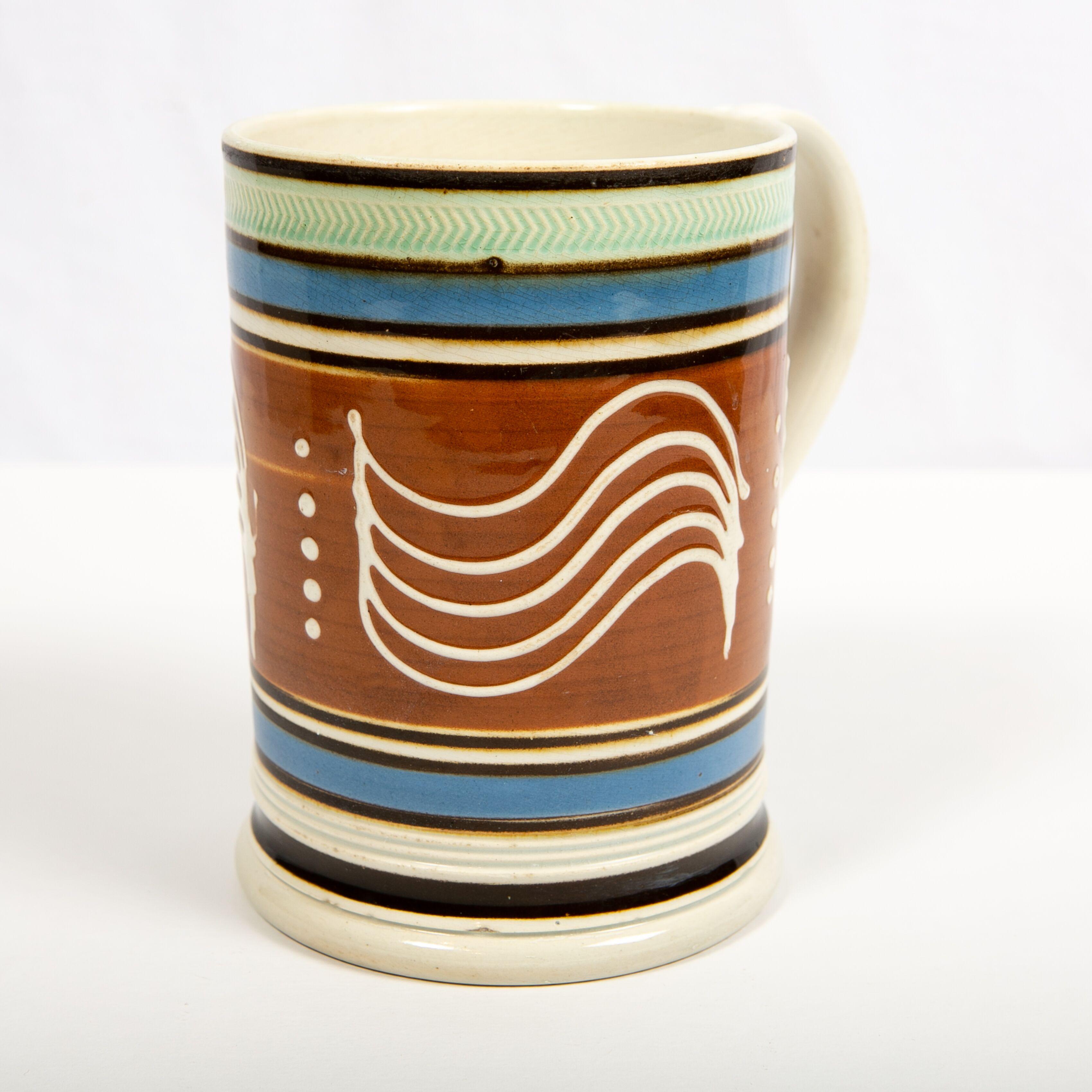 Mochaware Tankard Made in England Circa 1820 at 1stDibs quill and