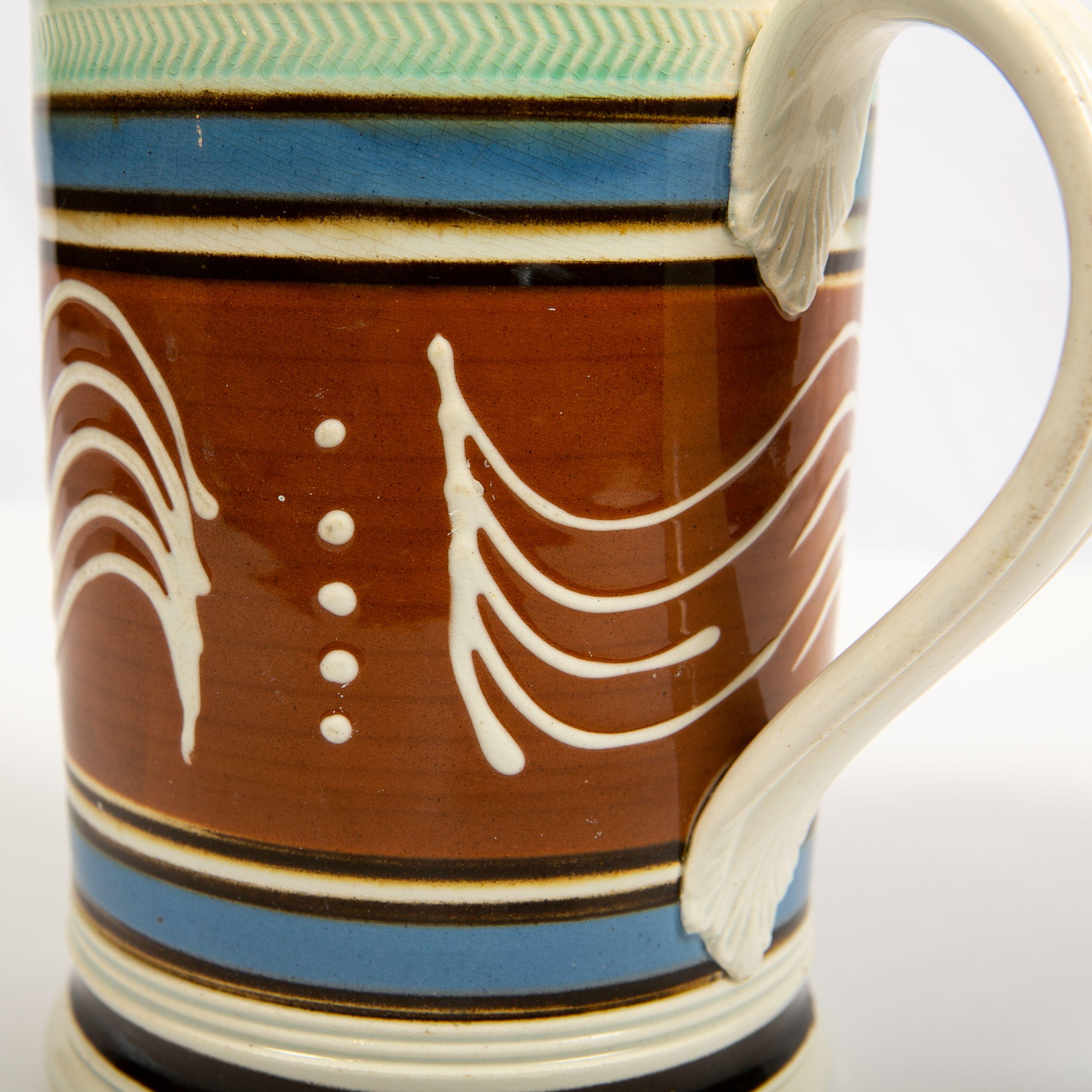 Mochaware Tankard Made in England Circa 1820 at 1stDibs quill and