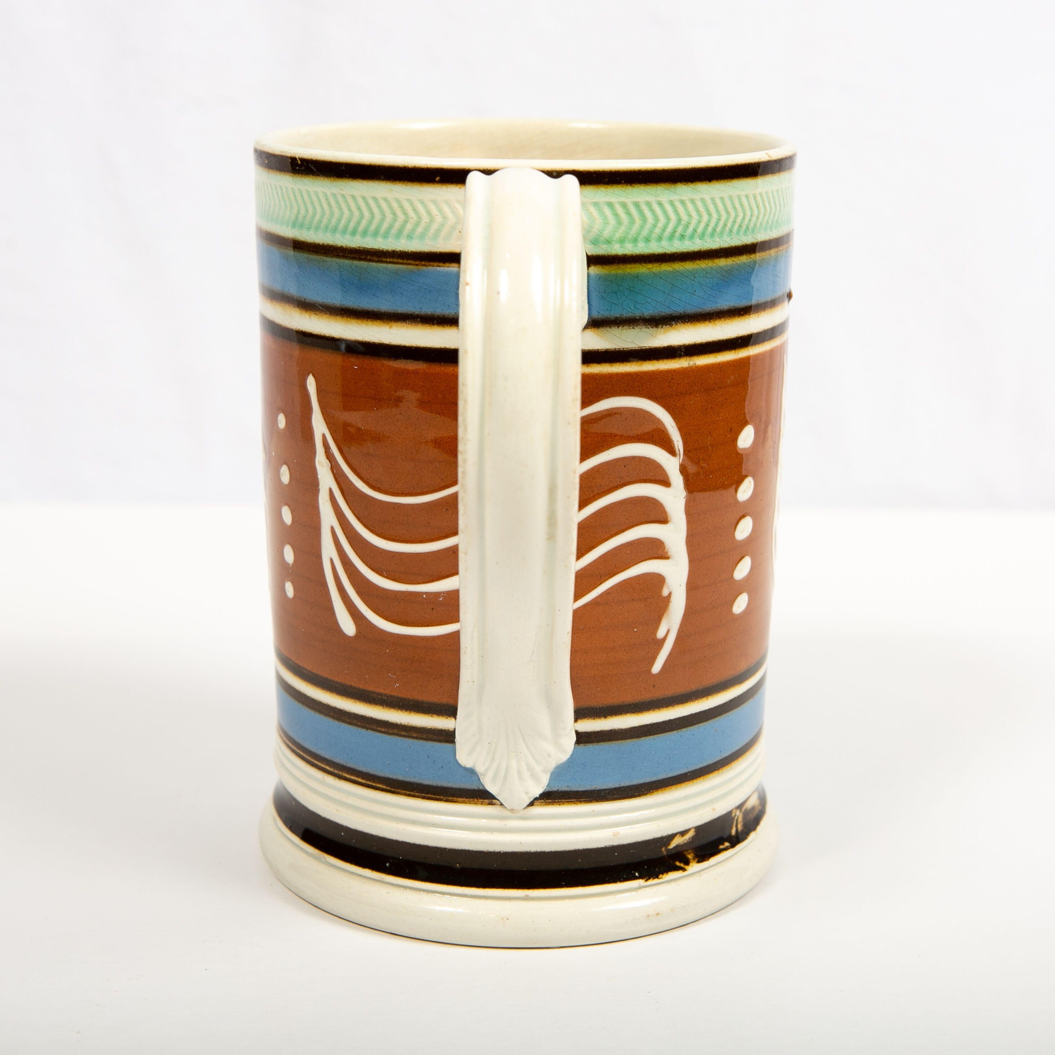 Mochaware Tankard Made in England Circa 1820 at 1stDibs quill and