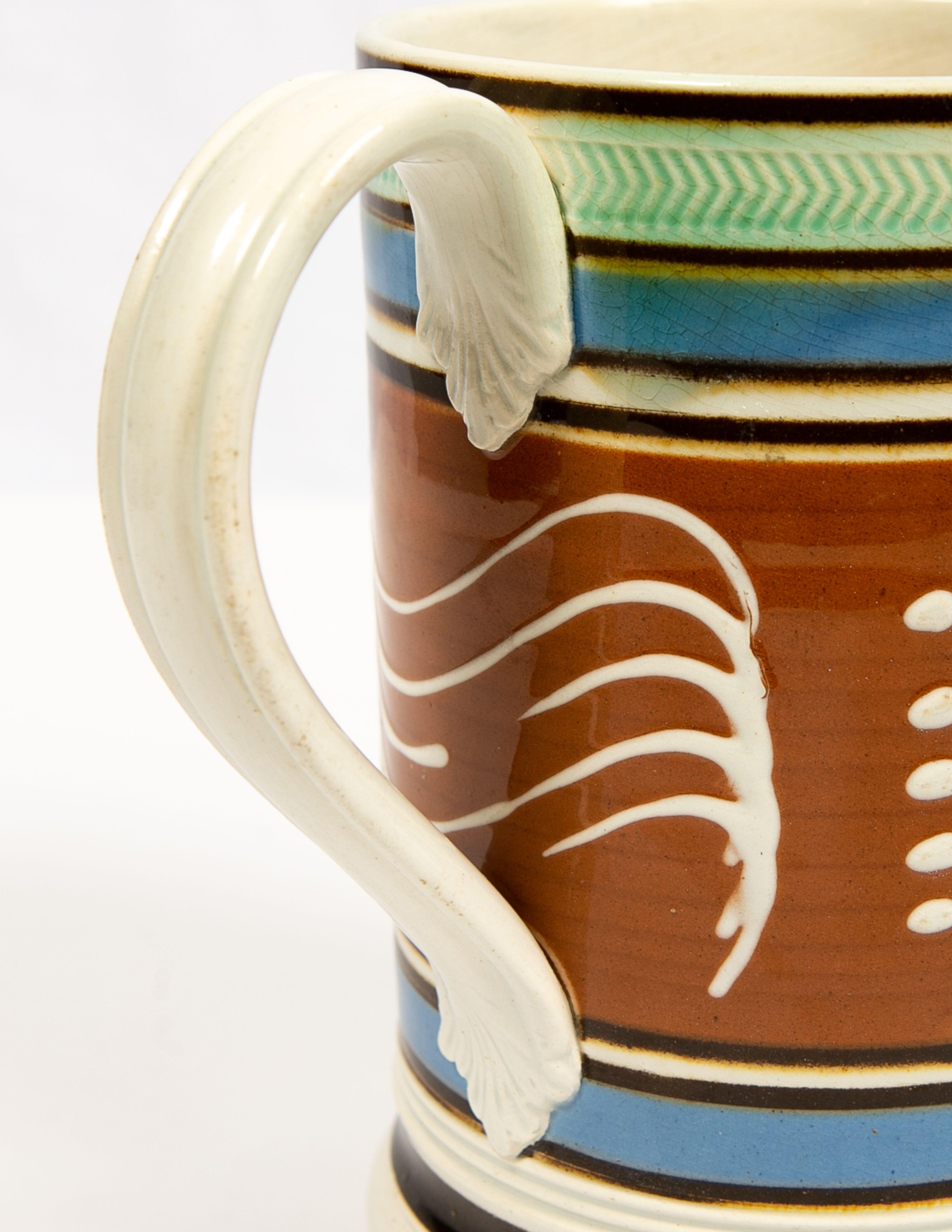 Mochaware Tankard Made in England Circa 1820 at 1stDibs quill and