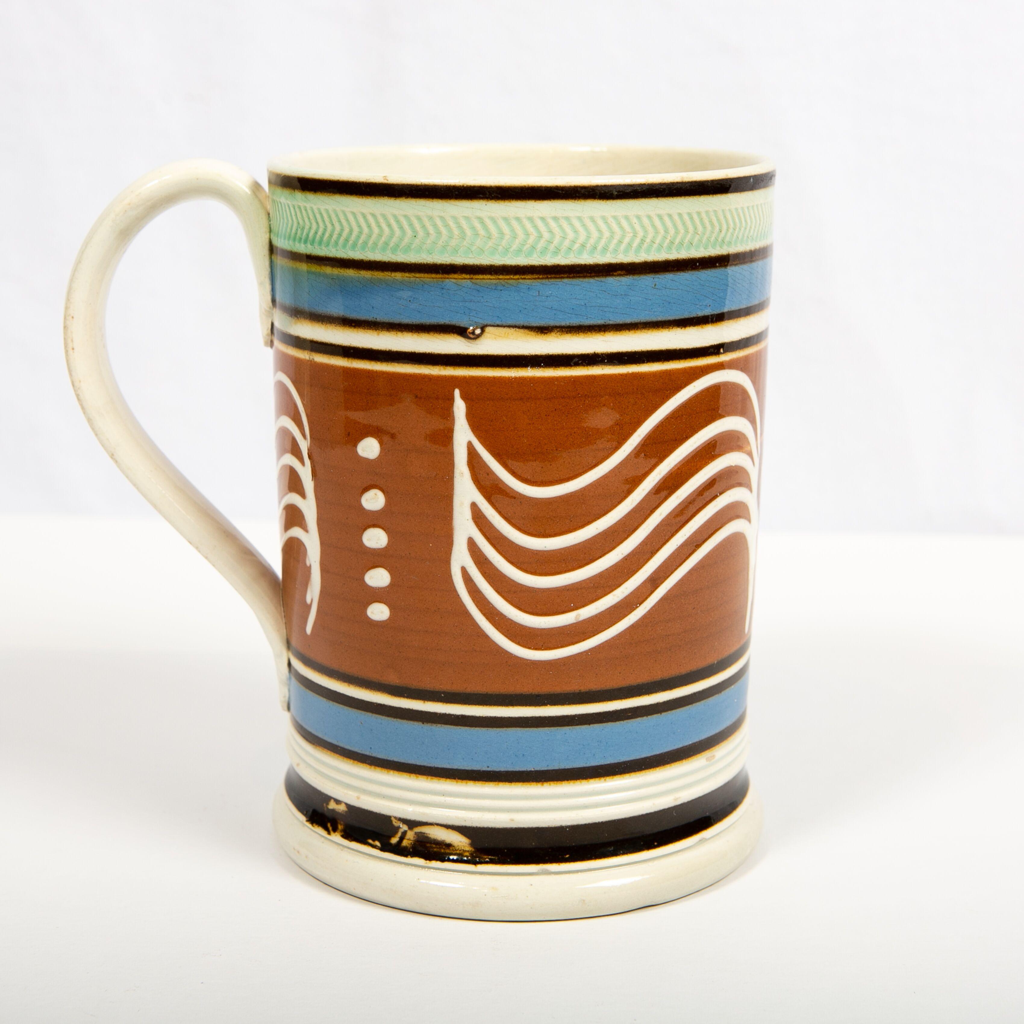 Mochaware Tankard Made in England Circa 1820 at 1stDibs quill and