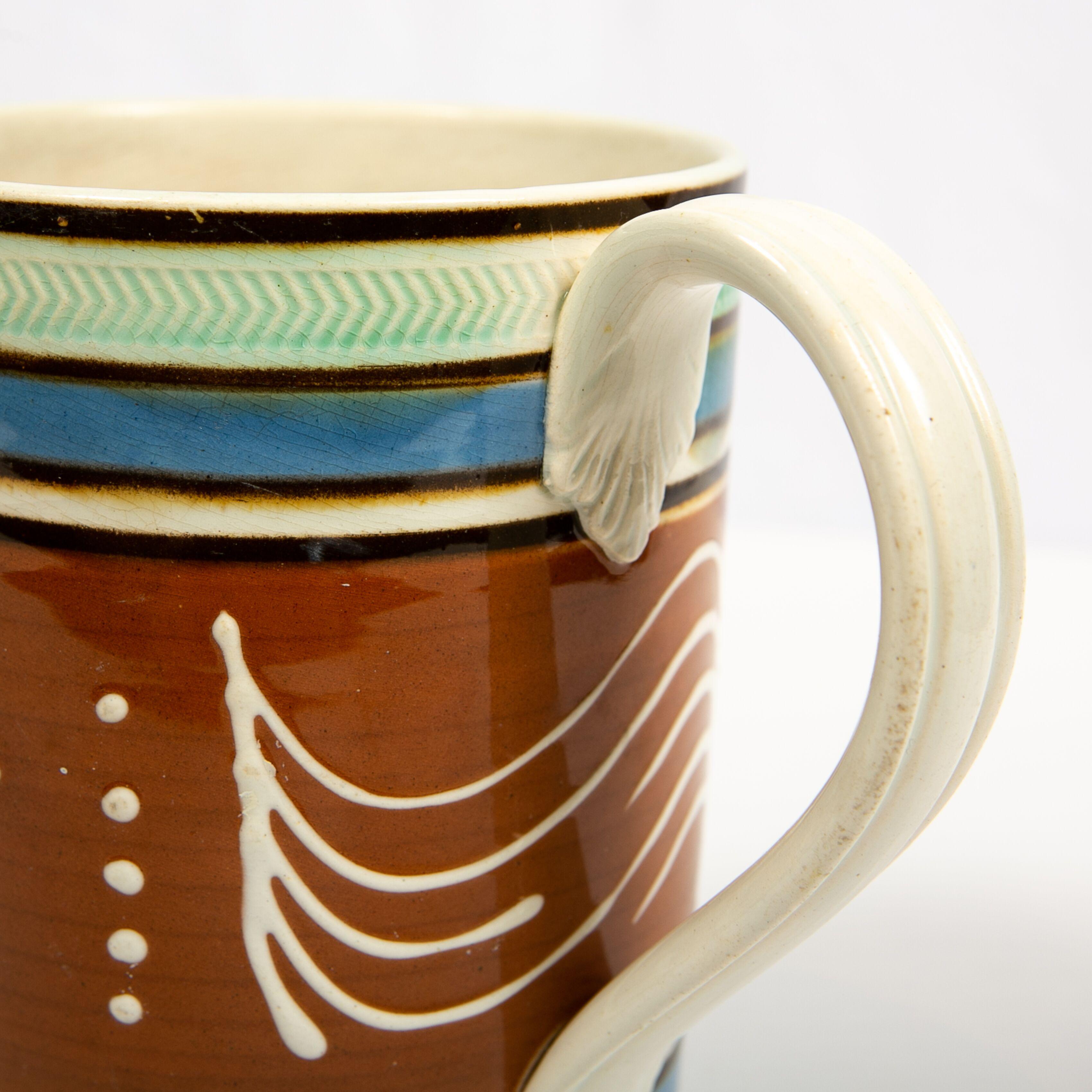 Mochaware Tankard Made in England Circa 1820 at 1stDibs quill and