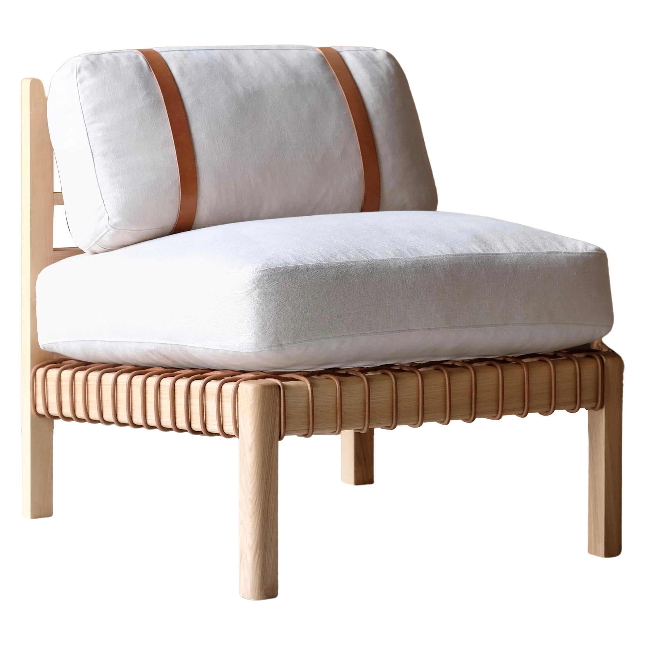 Mochi Linen Easy Chair For Sale