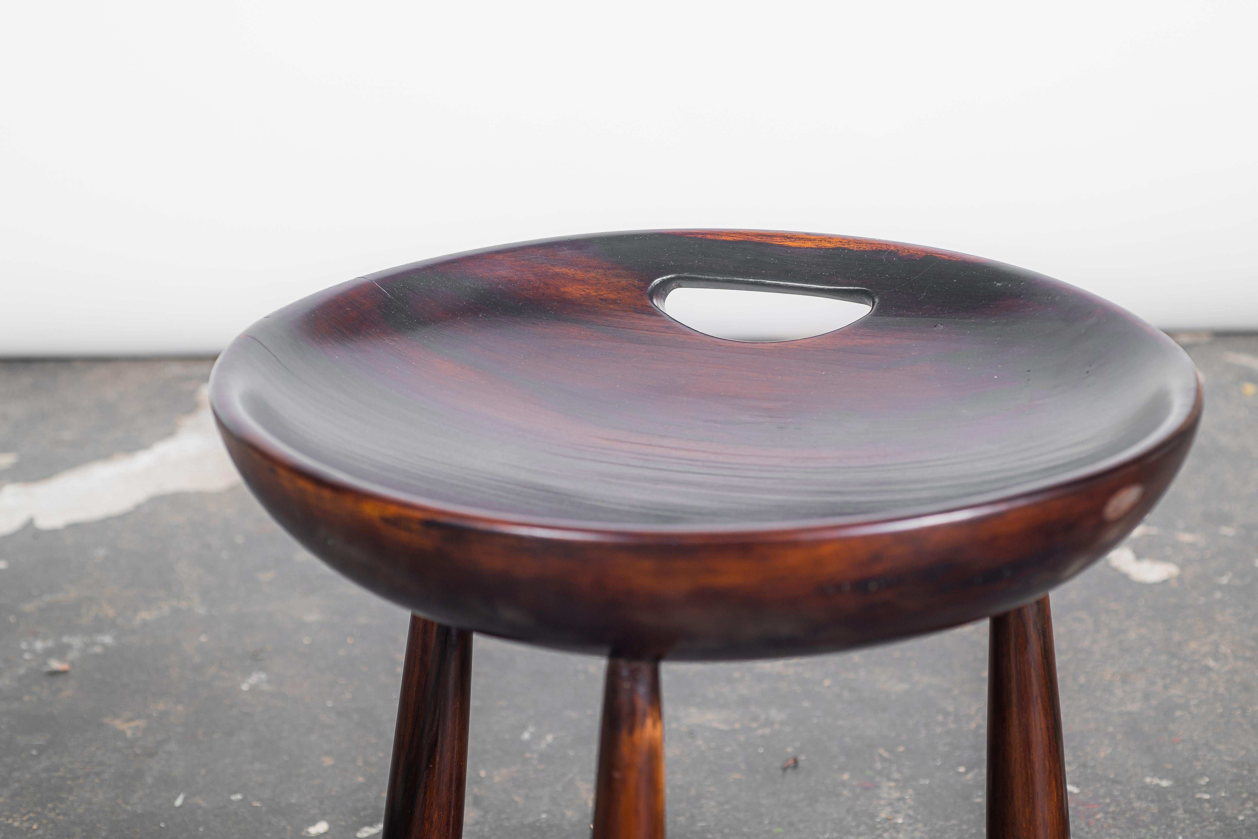 Mocho Stool by Sergio Rodrigues, Mid-Century Modern 1954 In Good Condition For Sale In Houston, TX