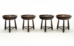 NE È RIMASTO SOLO UNO! Sgabello in legno di palissandro Mocha di Sergio Rodrigues per OCA, Brazil, 1954.