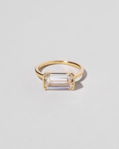 Emerald Cut Diamond Solitaire Ring