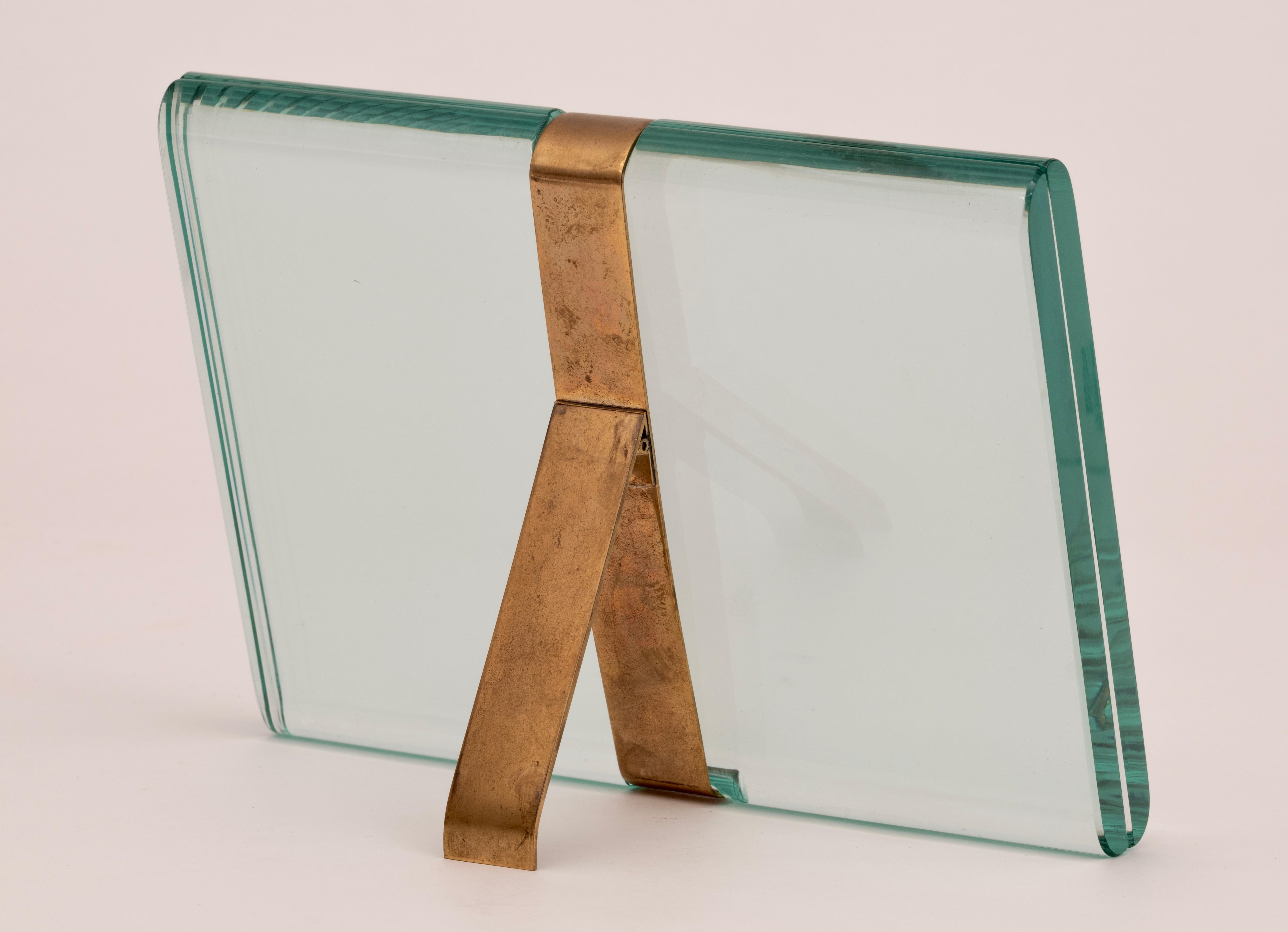 Mod. 1371/1 Marco de cristal de Pietro Chiesa para Fontana Arte, Italia, c.1960 en Bueno estado para la venta en London, GB