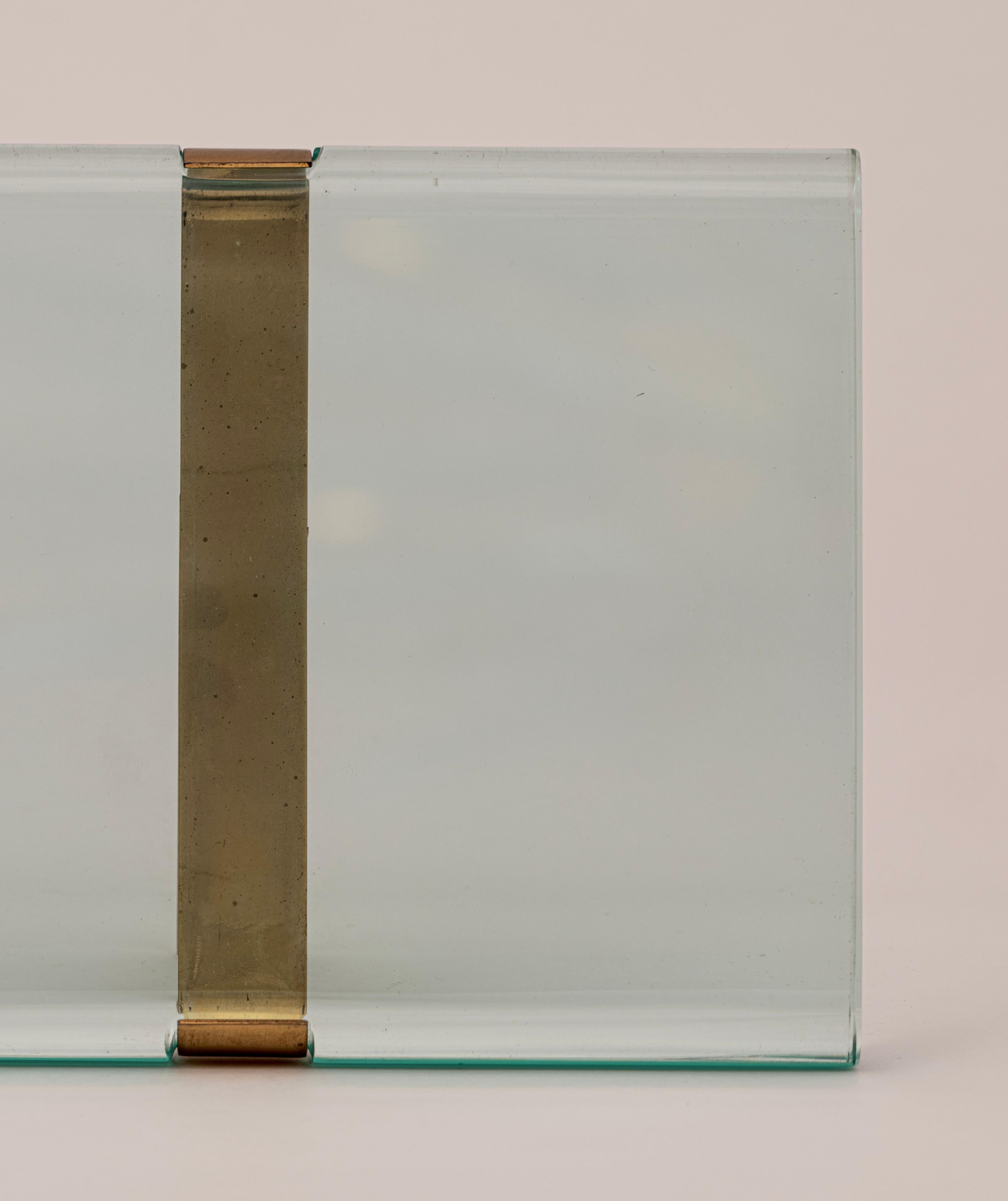 Mod. 1371/1 Marco de cristal de Pietro Chiesa para Fontana Arte, Italia, c.1960 Italiano en venta