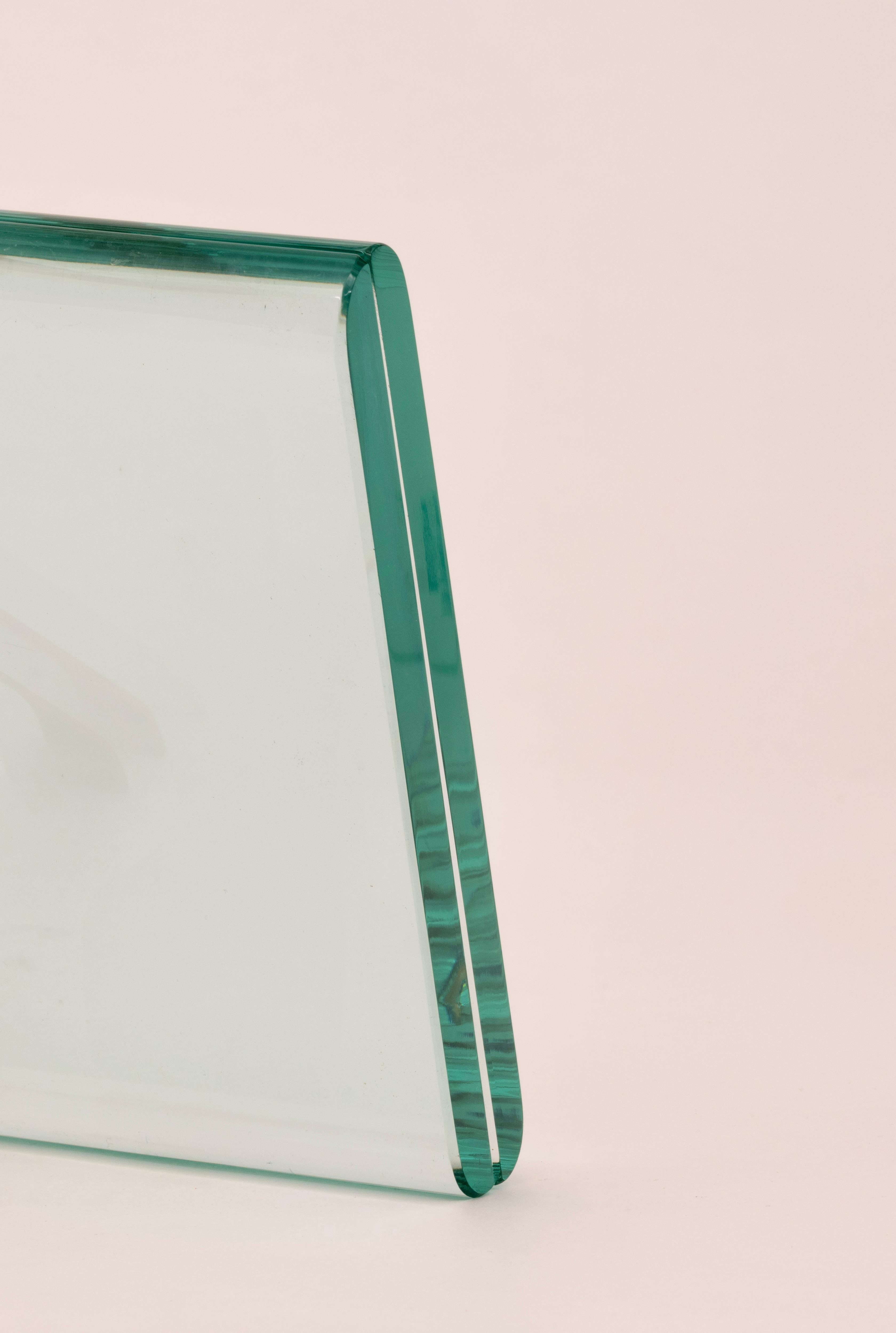 Mod. 1371/1 Marco de cristal de Pietro Chiesa para Fontana Arte, Italia, c.1960 mediados del siglo XX en venta