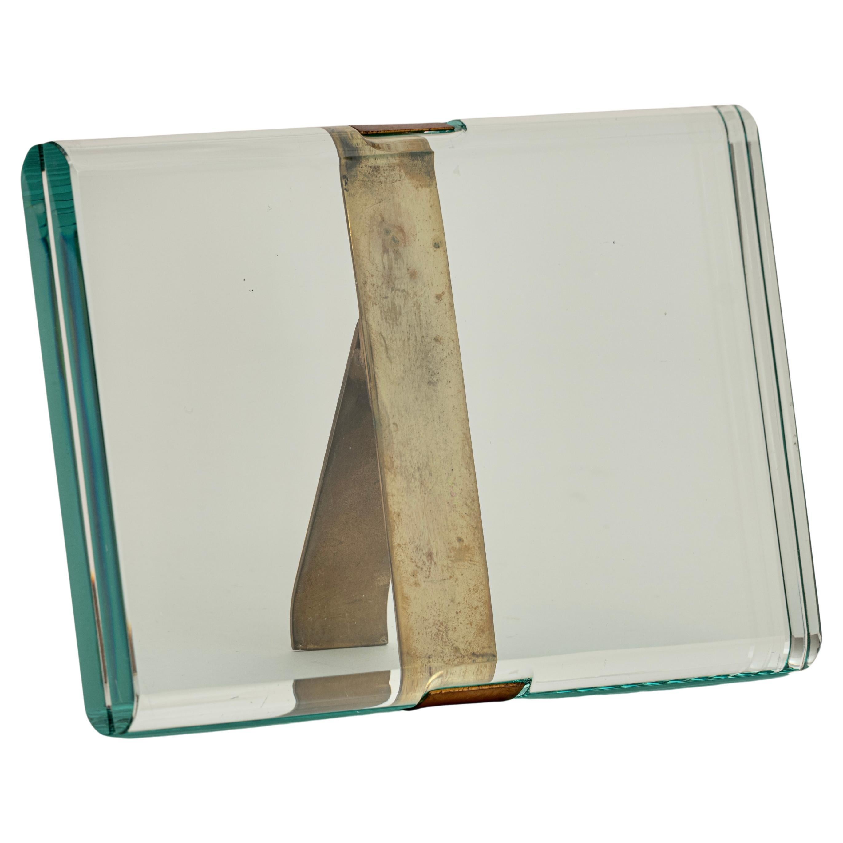 Cadre en verre Mod. 1371 de Pietro Chiesa pour Fontana Arte, Italie, vers 1960