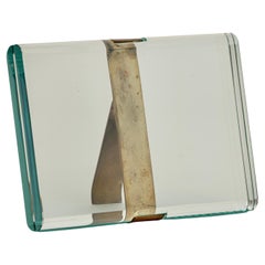 Mod. 1371 Glass Picture Frame by Pietro Chiesa for Fontana Arte, Italy, c.1960