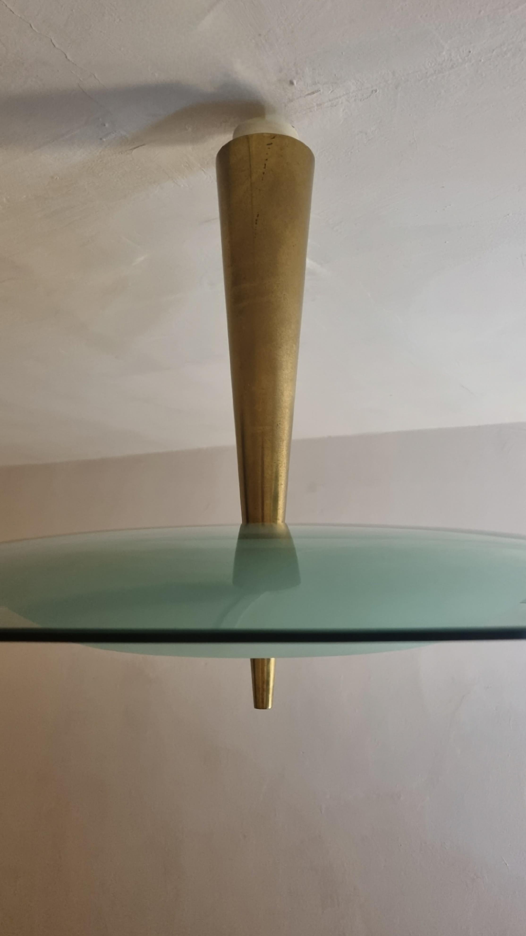 Mod 1462A ceiling lamp designed by Max Ingrand for Fontana Arte 1955 in vendita 4