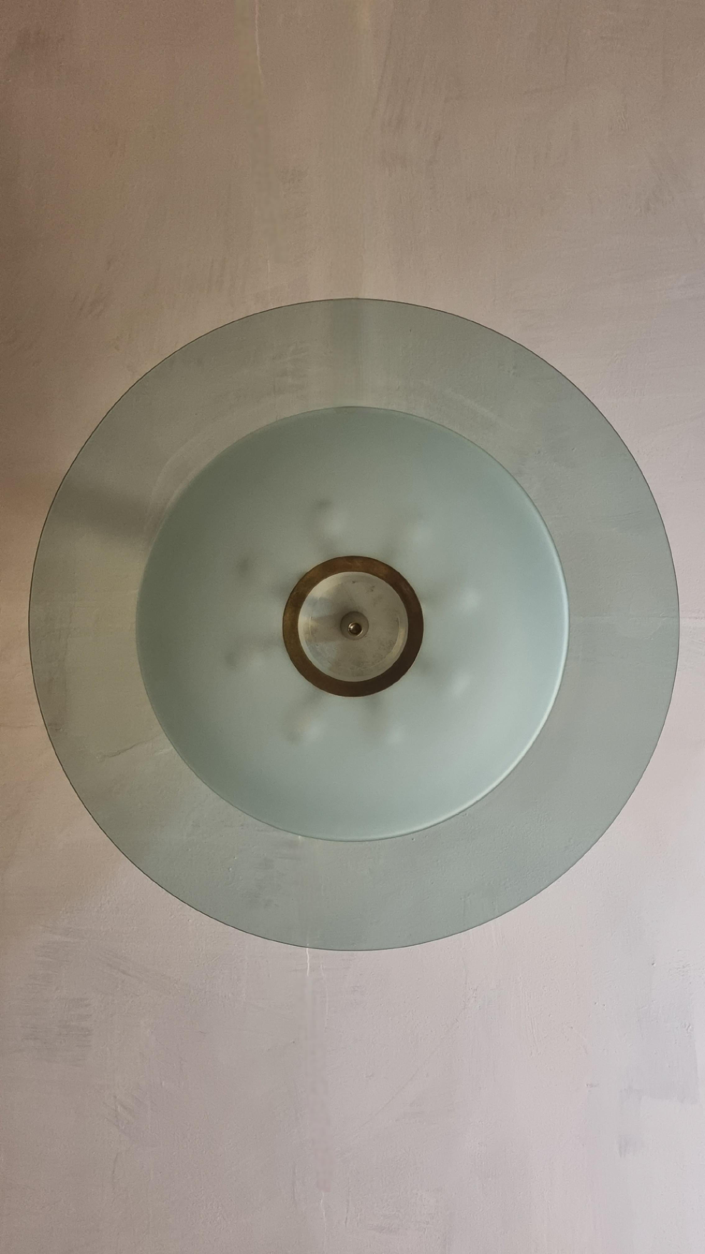Mid-20th Century Mod 1462A ceiling lamp designed by Max Ingrand for Fontana Arte 1955 in vendita