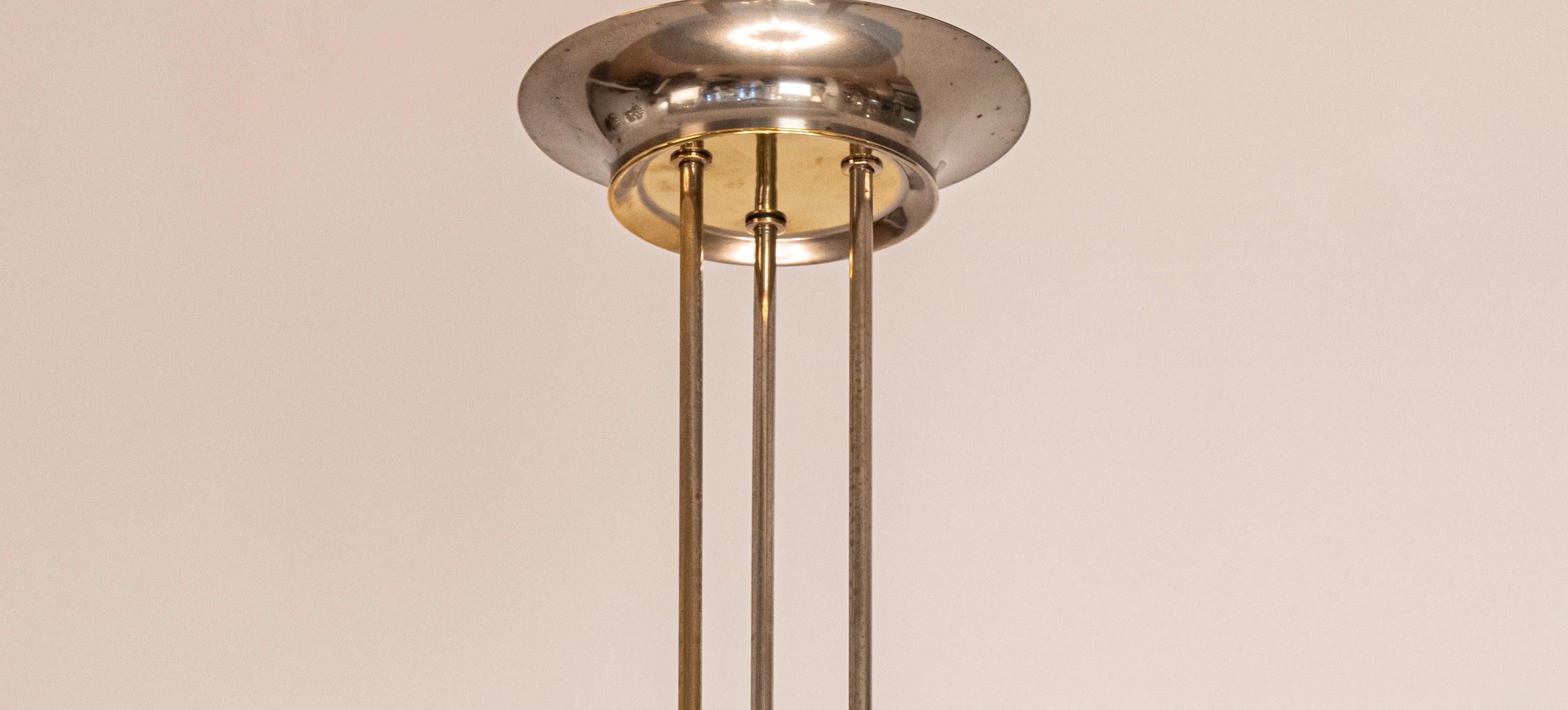 Mod. 1508 Rare Blue Ceiling Light by Max Ingrand for Fontana Arte, Italy, c.1954 2