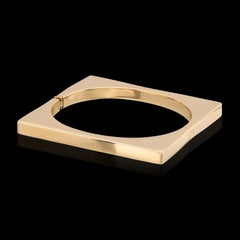 Mod 18k Gold Bangle Bracelet