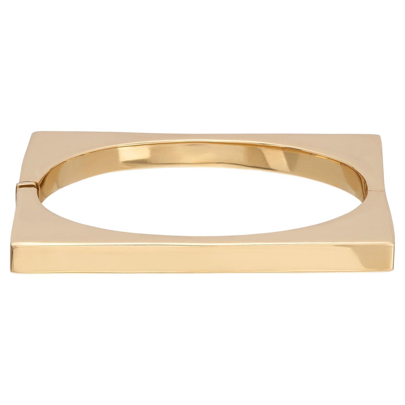 Mod 18k Gold Bangle Bracelet