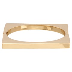 Mod 18k Gold Bangle Bracelet