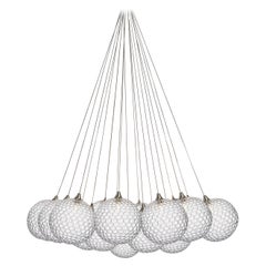 Mod 19 Cluster, 7" Verre soufflé Lustre de salon par Shakuff