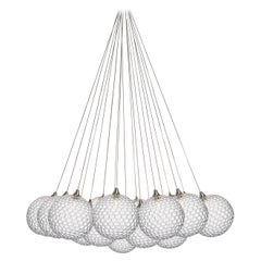 Mod 19 Cluster, 7" Blown Glass Living Room Chandelier by Shakuff