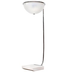 Mod 1970s 'Town Hall' Floor Lamp with Marble Base