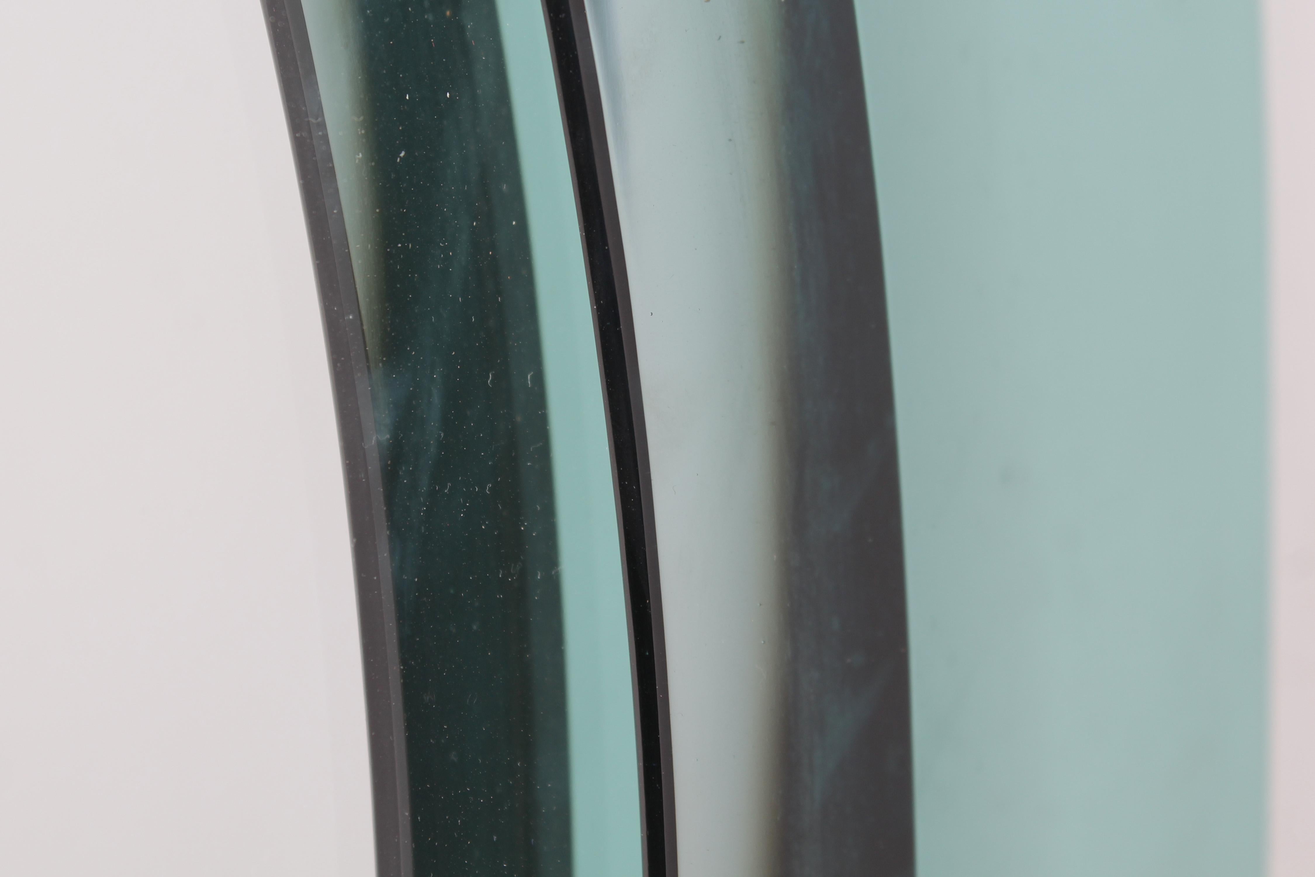 Ovaler Nile-Glasspiegel mod. 2085 von Max Ingrand für Fontana Arte, Italien, 60er Jahre 10