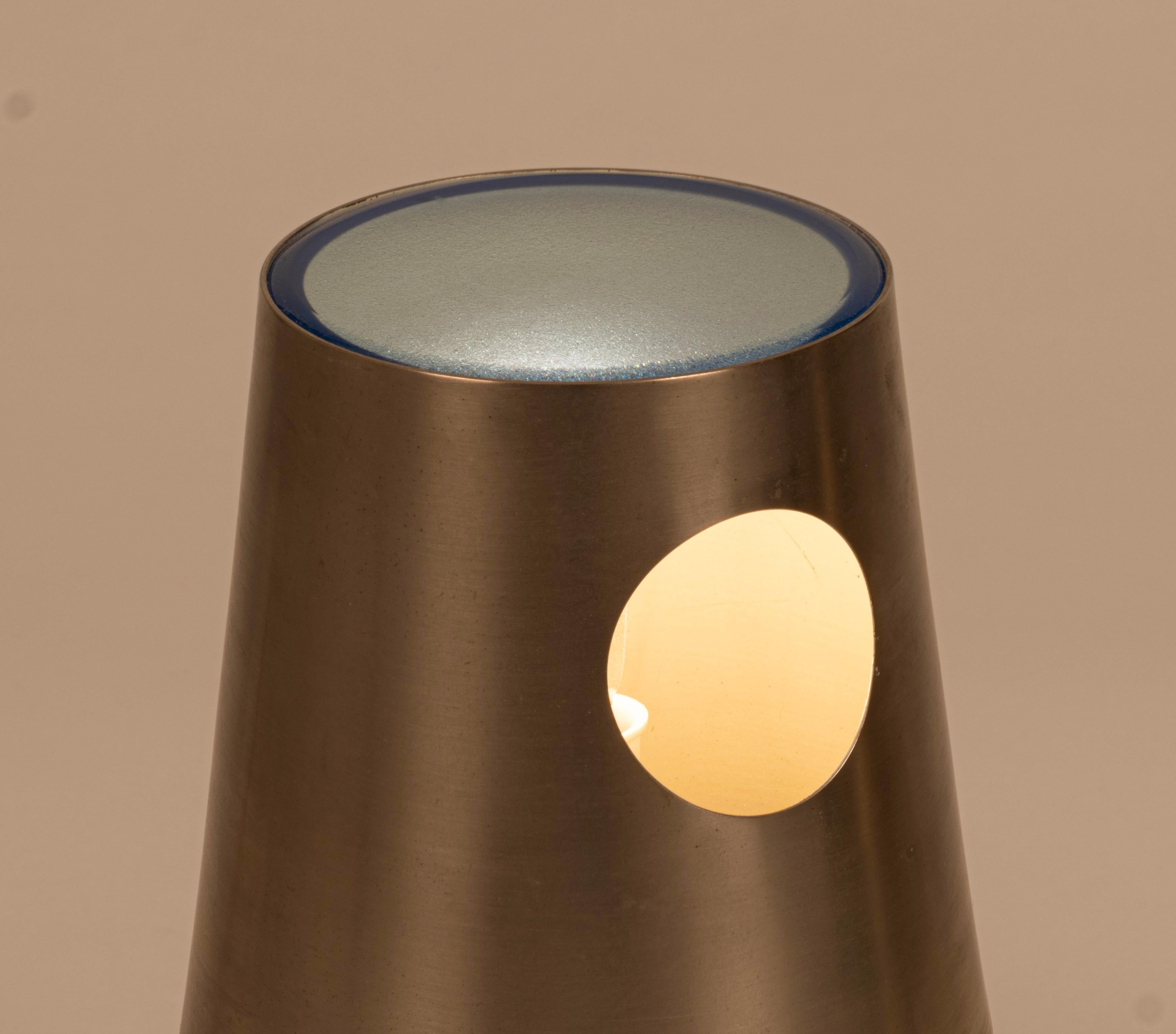 Mod. 2228 Lampade da tavolo in vetro sfaccettato di Max Ingrand per Fontana Arte, Italia 1