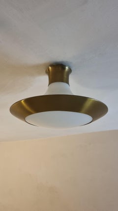 Lámpara de techo Mod 2397, diseñada por Max Ingrand para Fontana Arte en 1966