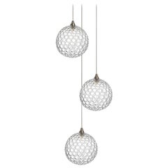 Mod 3, Lámpara de mesilla de noche colgante de cristal soplado de cuatro pulgadas by Shakuff