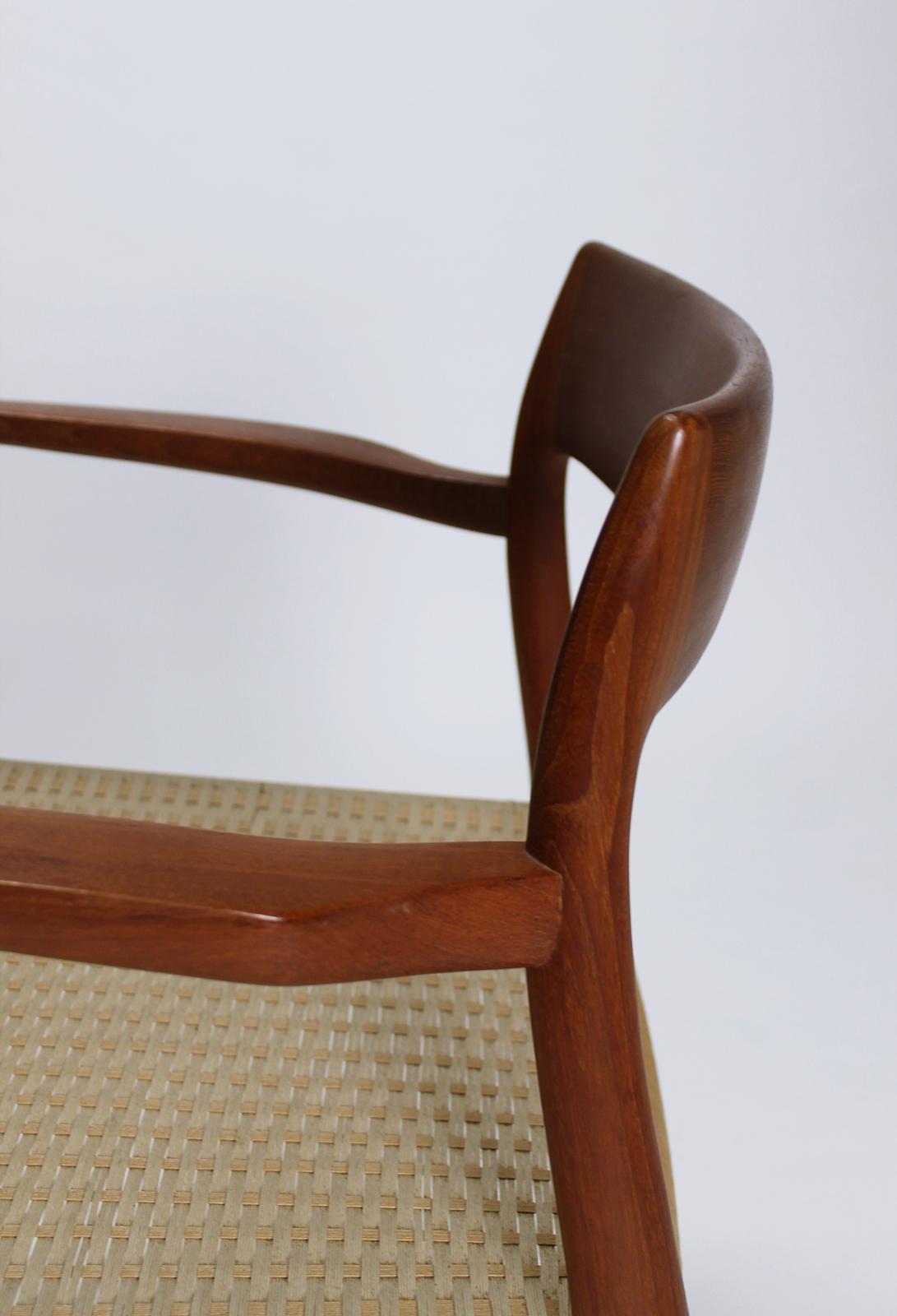 Mod. 57 Teak Armchair by Niels Otto Möller for J. L Mollers, 1960s 3