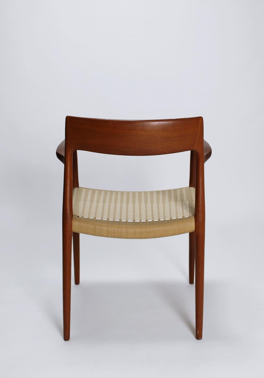 Mid-Century Modern Mod. 57 Teak Armchair by Niels Otto Möller for J. L Mollers, 1960s